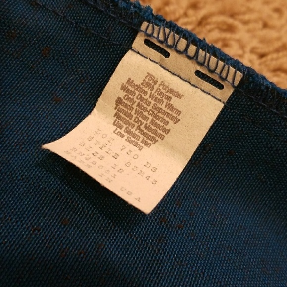 Blue 2-pocket midi skirt - Picture 7 of 7